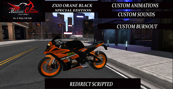 Motorcycle Kawa ZX10 Special Edition