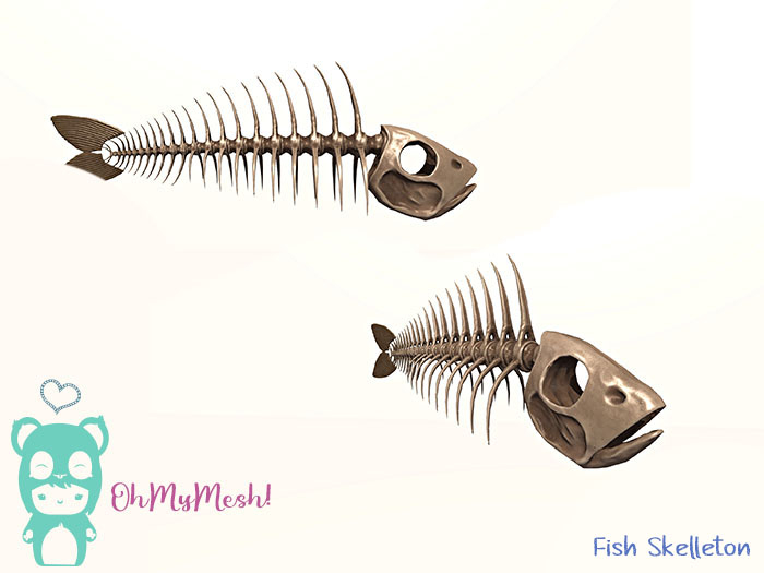 OhMyMesh! Fish Skelleton - Full Perm Mesh