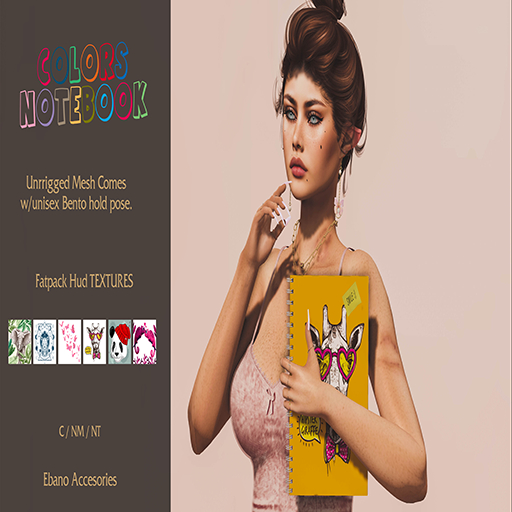 Ebano-Colors Notebook Panda bear