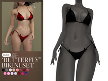 Klubb - "Butterfly" Bikini Set Black