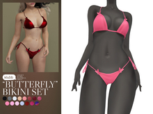 Klubb - "Butterfly" Bikini Set Bubblegum