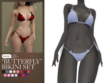 Klubb - "Butterfly" Bikini Set Periwinkle
