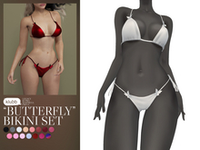 Klubb - "Butterfly" Bikini Set White