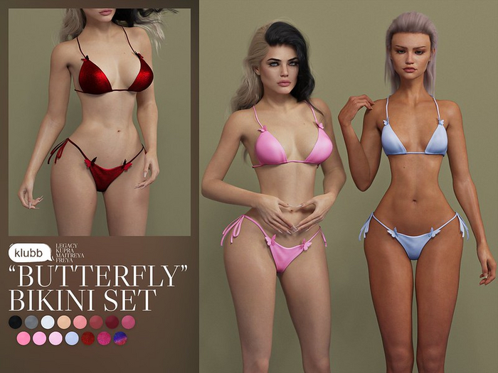 Klubb - "Butterfly" Bikini Set FP