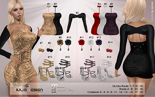 #9-[GIULIADESIGN] ARALE - Choker - GOLD-ULTRA RARE