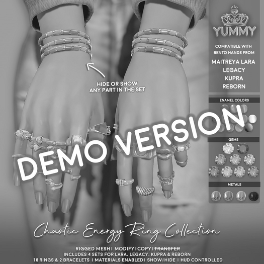 (Yummy) Chaotic Energy Ring Collection DEMO