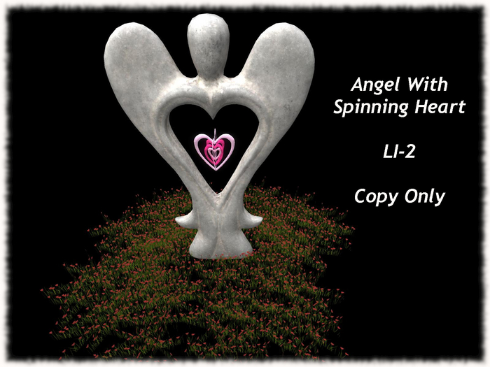 Angel With Spinning Heart Bag