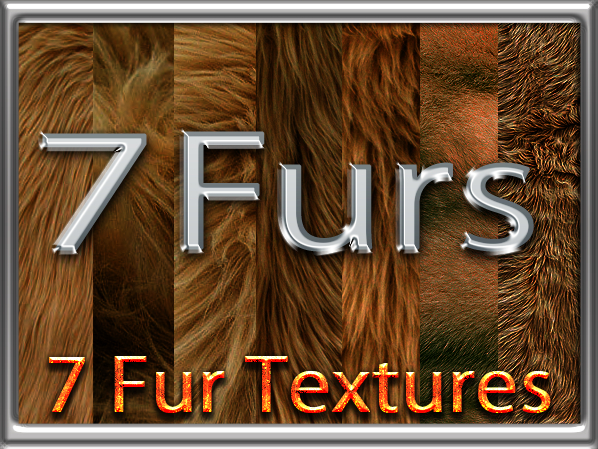 Zoy Texture [ Fur Shag Brown ] 7 Colors