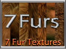 Zoy Texture [ Fur Shag Brown ] 7 Colors