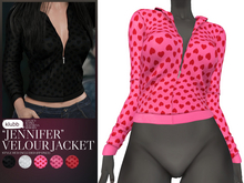 Klubb - "Jennifer" Velour Jacket Pink