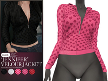 Klubb - "Jennifer" Velour Jacket Plum