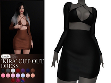 Klubb - "Kira" Cut-Out Dress Black