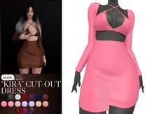 Klubb - "Kira" Cut-Out Dress Bubblegum
