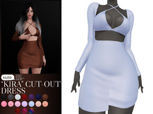 Klubb - "Kira" Cut-Out Dress Periwinkle