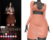 Klubb - "Kira" Cut-Out Dress Candy