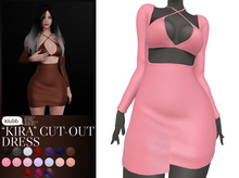Klubb - "Kira" Cut-Out Dress Pink