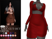 Klubb - "Kira" Cut-Out Dress Satan