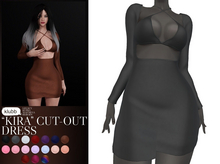 Klubb - "Kira" Cut-Out Dress Smoke