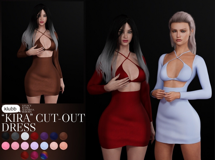 Klubb - "Kira" Cut-Out Dress FP