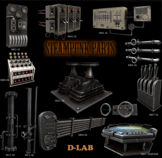 01 D-LAB steampunk part  01 RARE