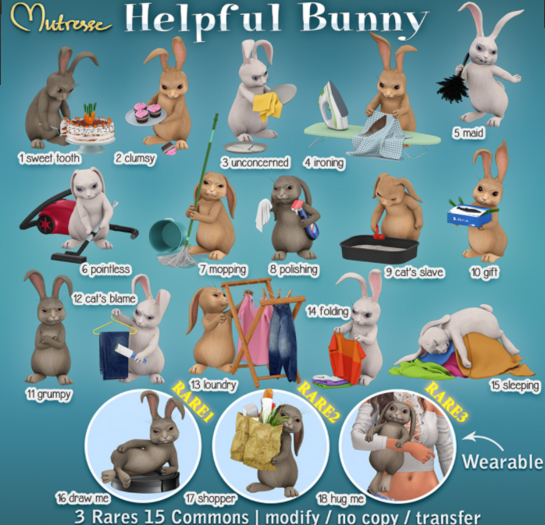 16-Mutresse-Draw me!-Helpful Bunny RARE