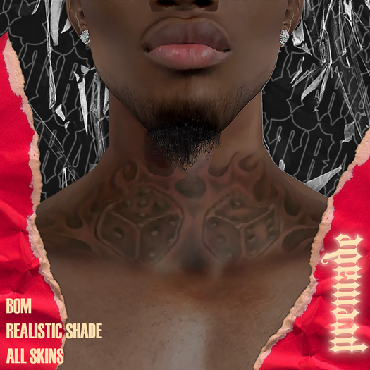 Trap Ink's- Dice Neck Tat