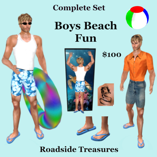 Boys Beach Fun