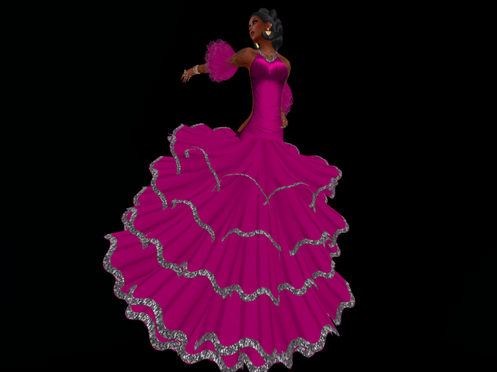 jinnilli'M Valencia Gown Cerise - Add!