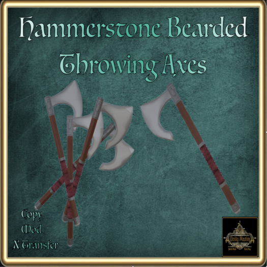 Hammerstone Bearded Throwing Axes