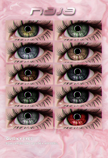 naja // quirky eyes fatpack