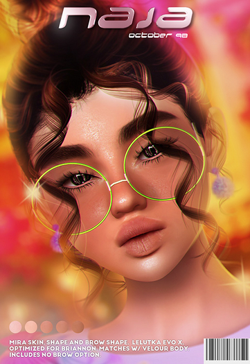 naja // mira skin lel evox rose kiss