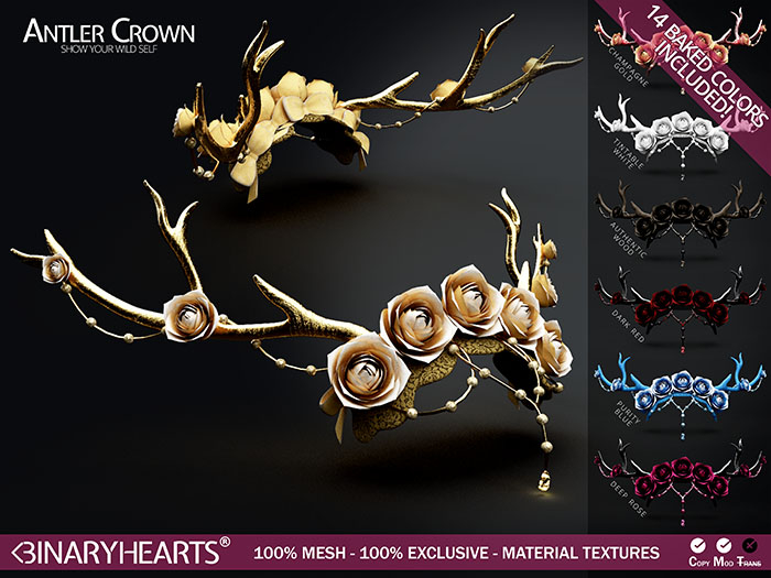 Antler Crown (FATPACK) - <3H - BINARYHEARTS