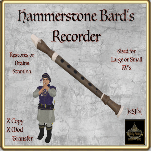 Hammerstone Bard's Recorder