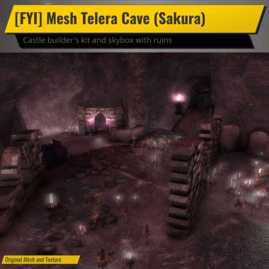 [FYI] Mesh Material Medieval Fantasy Ruins Cave Pink Romantic Love