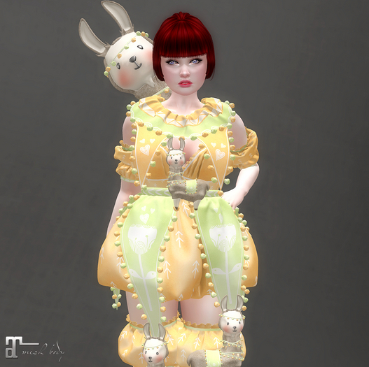 * Sadie * Green & Orange Outfit *