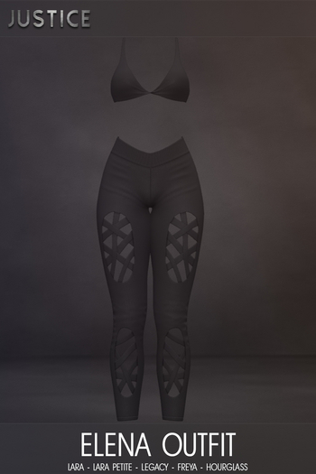 [JUSTICE] ELENA OUTFIT - EBONY
