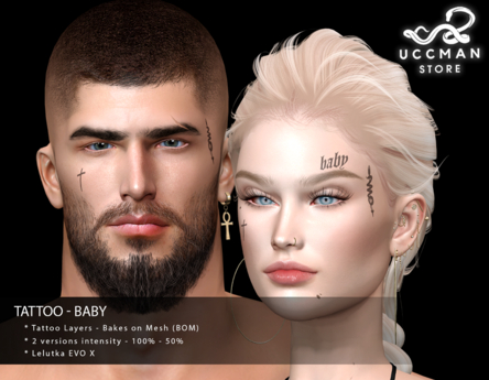 Second Life Marketplace - Uccman Store - Tattoo Baby
