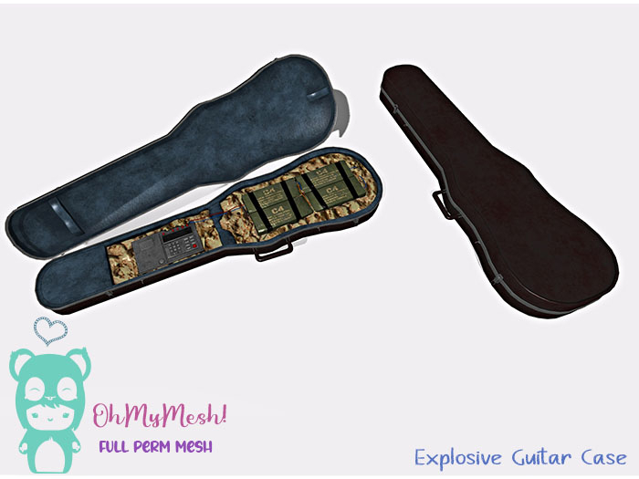 OhMyMesh! Explosive Guitar Case - Full Perm Mesh