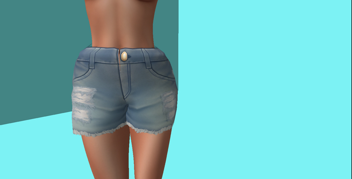 Not the Best Not The Worst Rebirth Ripped Jean Shorts