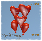 ~I Love You Valentine Wishes Deluxe Gift Balloons