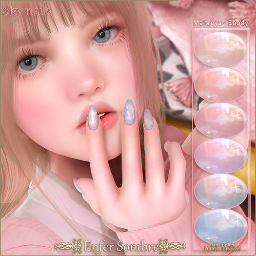 (Enfer Sombre*) Nail applier - Sky