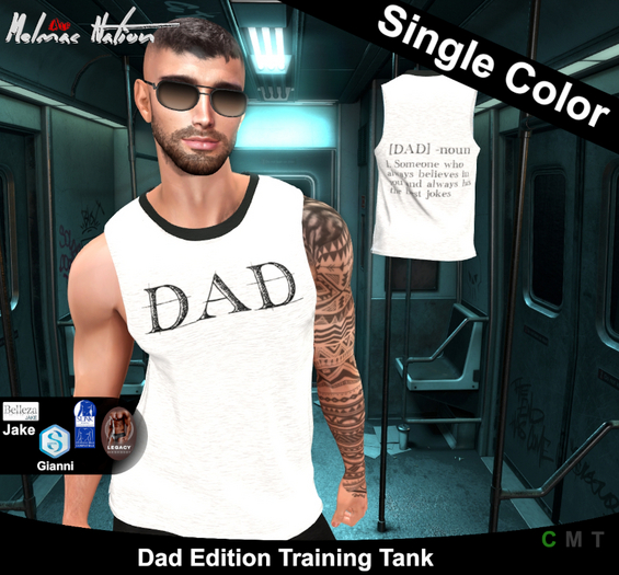 [ALF] DAD Light Grey Tank