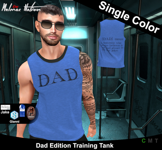 [ALF] DAD Ocean Blue Tank