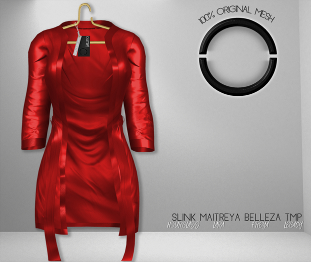 O U T R É  //  Ryoko Kimono : Rouge