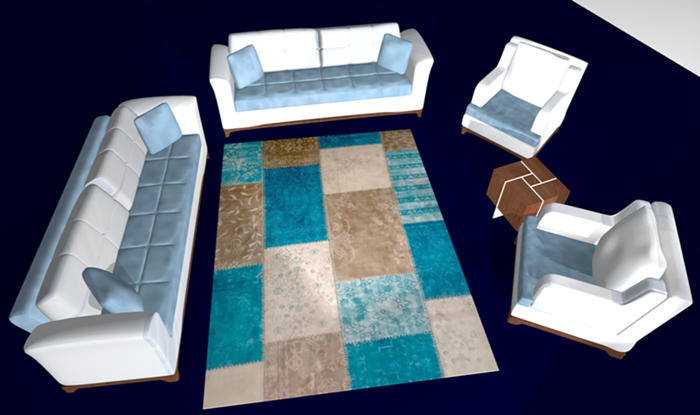 Sofa Modern FULLPERM (BOX)