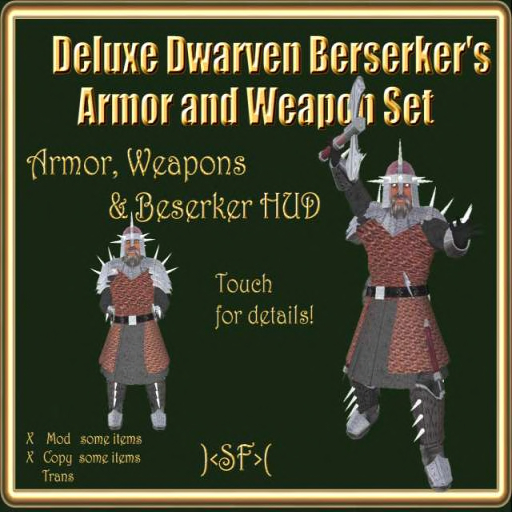 Deluxe Dwarven Berserker set