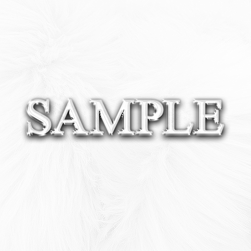 Zoy Texture [ Fur Shag Clear White 3 ]
