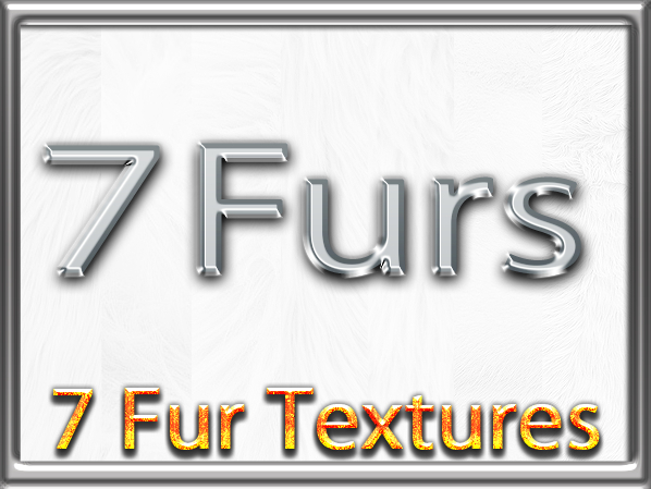 Zoy Texture [ Fur Shag Clear White ] 7 Colors
