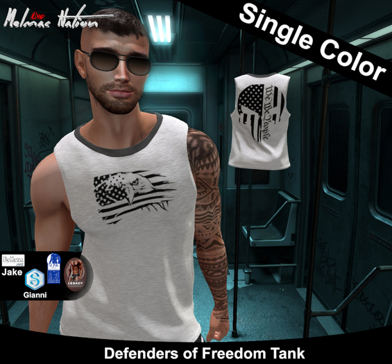 [ALF] Mens Training Tank [Eagle Flag]