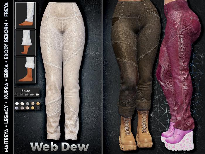 ::WD:: Leather Pants - Beige